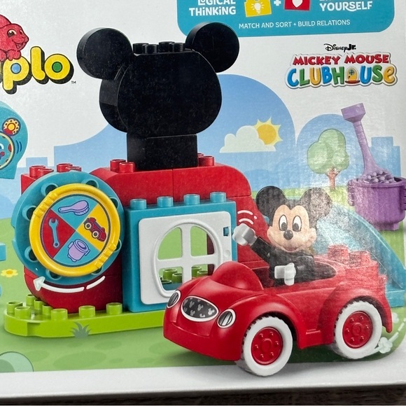 LEGO Duplo 27pcs Mickey Mouse Clubhouse & Car 10454 NEW Sealed - Picture 4 of 8